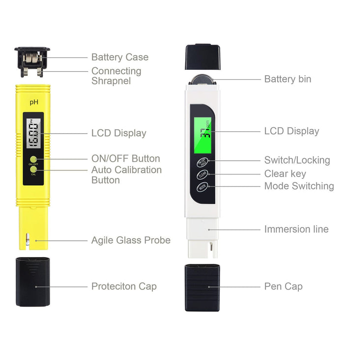 Portable Digital pH Meter/TDS Water Quality Tester