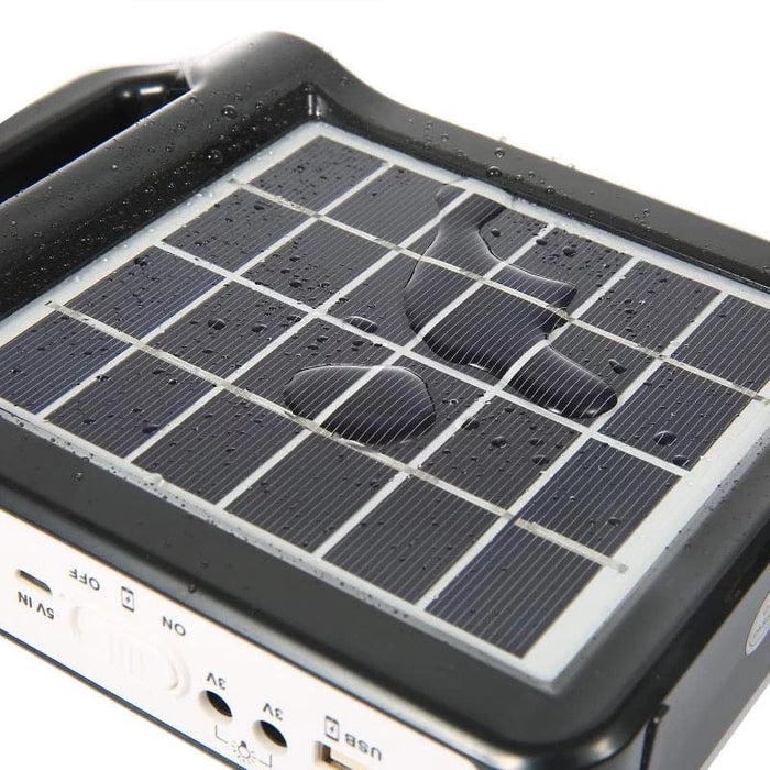 Portable USB Port Solar Panel Lights Solar Generator System With Lamp Lighting