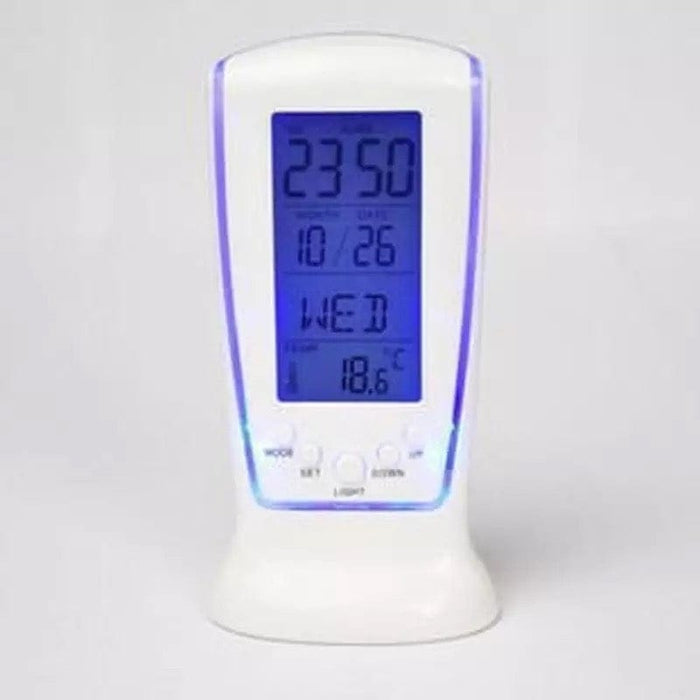 Sonnet LCD Date, Day of Week and Temperature Digital Alarm Clock