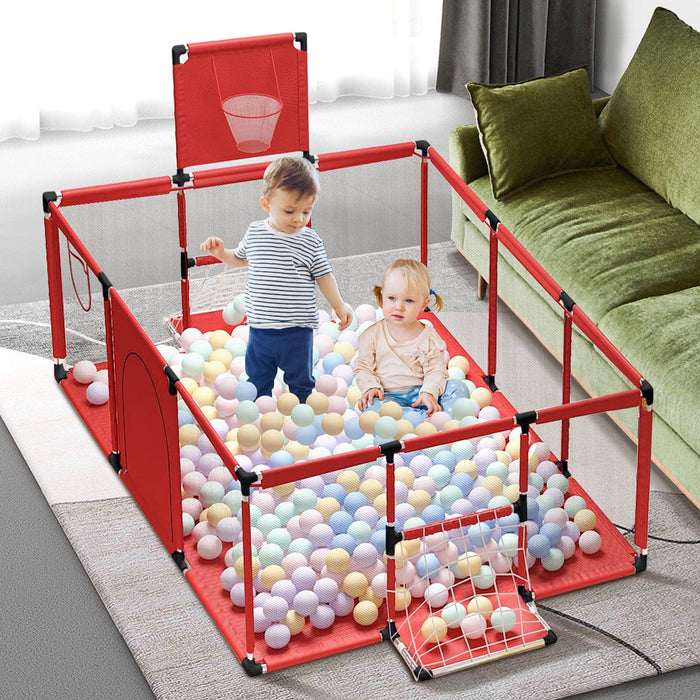 Baby Playpen Extra Large Play Yard Indoor Outdoor Kids Activity w/ Gate