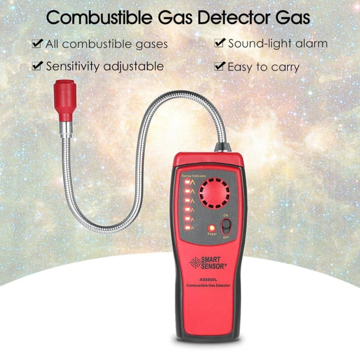 Portable Combustible Natural Gas Propane Leak Detector Tester Visual Leakage RV