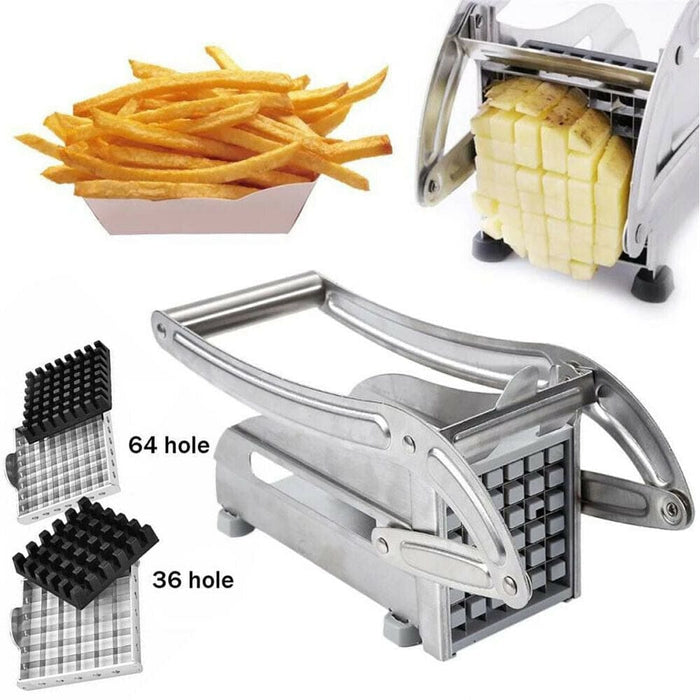 Stainless Steel Manual Potato Cutter Shredder French Fries