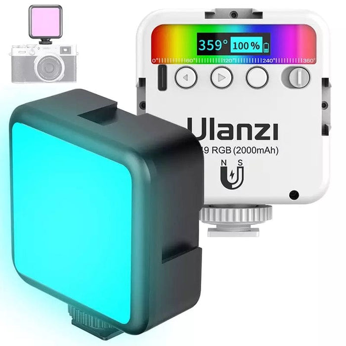 Ulanzi VL49 RGB LED Video Light Mini LED Camera Light 2500-9000K w/ Battery H3Z4