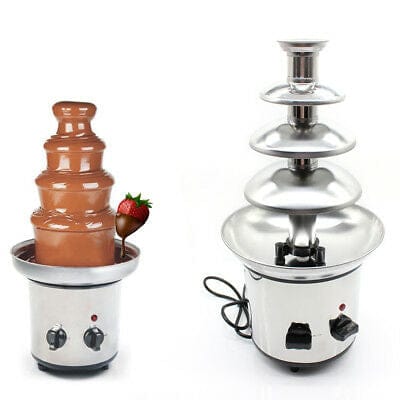 4 Tiers Commercial Stainless Steel Hot New Luxury Chocolate Fondue Fountain