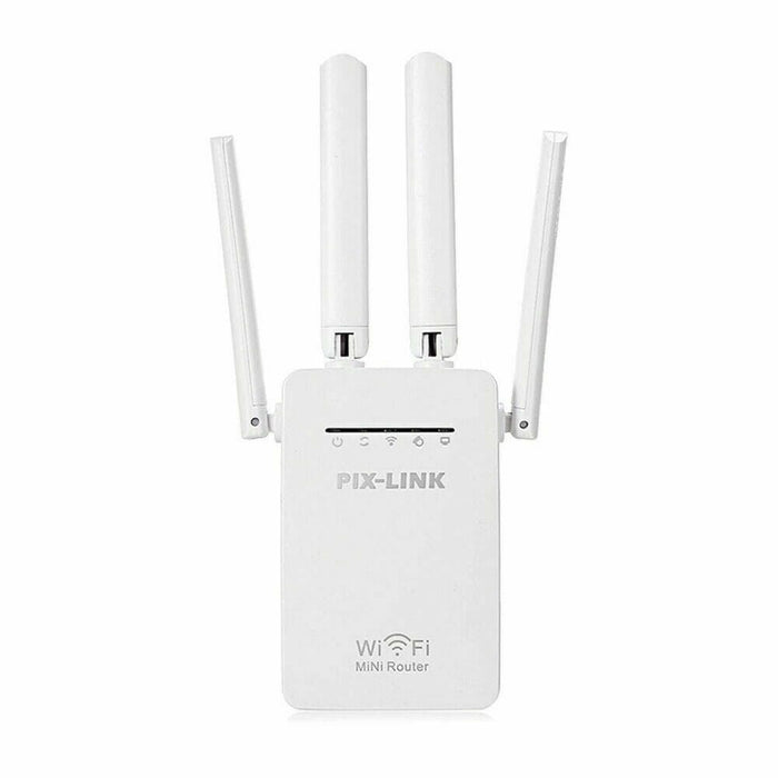 Set Of 2 WiFi Range Extender Internet Booster Network Router Wireless Signal Repeater