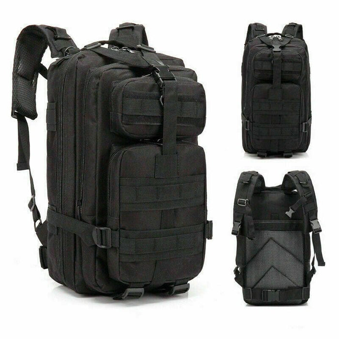 Outdoor Military Molle 30L Tactical Backpack Rucksack Camping Hiking Travel Bag