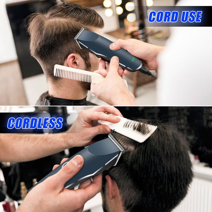 Mens Cordless Hair Clipper Beard Shaving Machine Hair Trimmer Cutting Barber