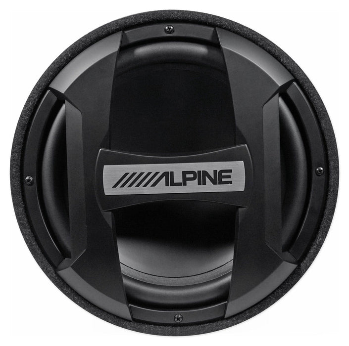 ALPINE SWT-S10 1200w 10" Car Audio Subwoofer in Bass Tube Enclosure 4-Ohm Sub
