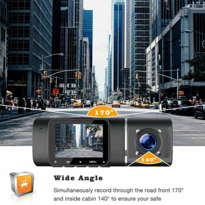 TOGUARD Dual Dash Cam 1080P Front Car DVR Recorder Camera