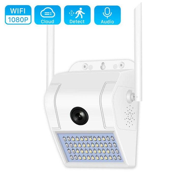 Floodlight Security Camera Wireless HD 1080p WiFi Home Light Color Night Outdoor