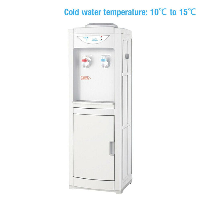 Costway Hot Cold Water Top Loading Water Cooler Dispenser for 3-5 Gallon Bottle