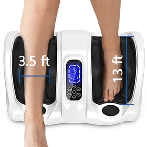 Shiatsu Kneading Rolling Foot ,Leg & Calf Massager W/Heat and Remote Machine
