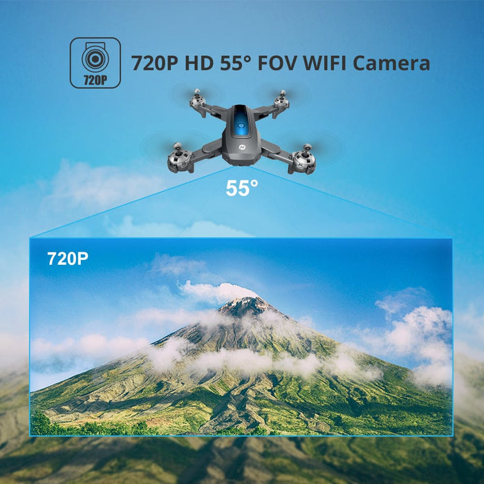 HolyStone HS240 Foldable RC Drone with 720P HD Camera Selfie Hover Quadcopter
