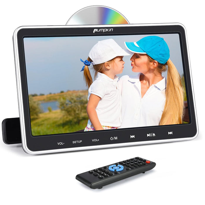 10" LCD Car Headrest HD Active TV Monitor Pillow DVD Player