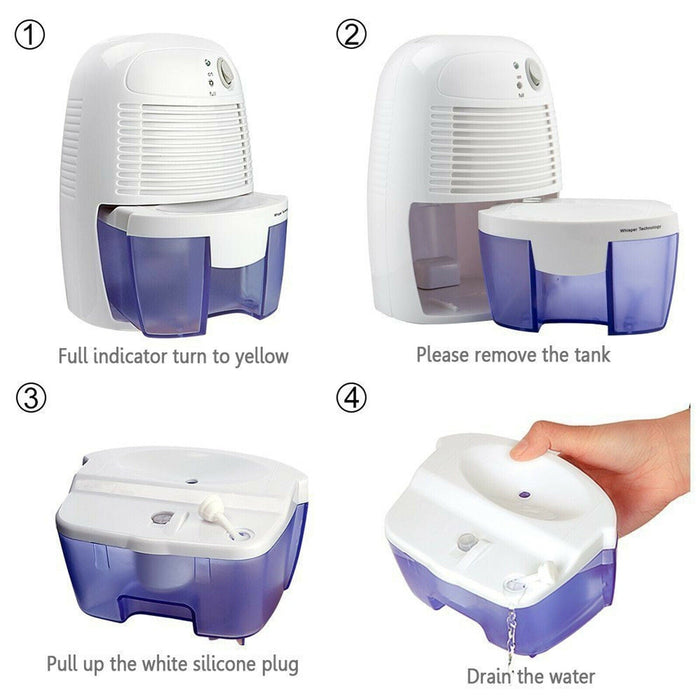 Dehumidifier Air Dryer Office Home Moisture Condensation Absorber Machine Indoor