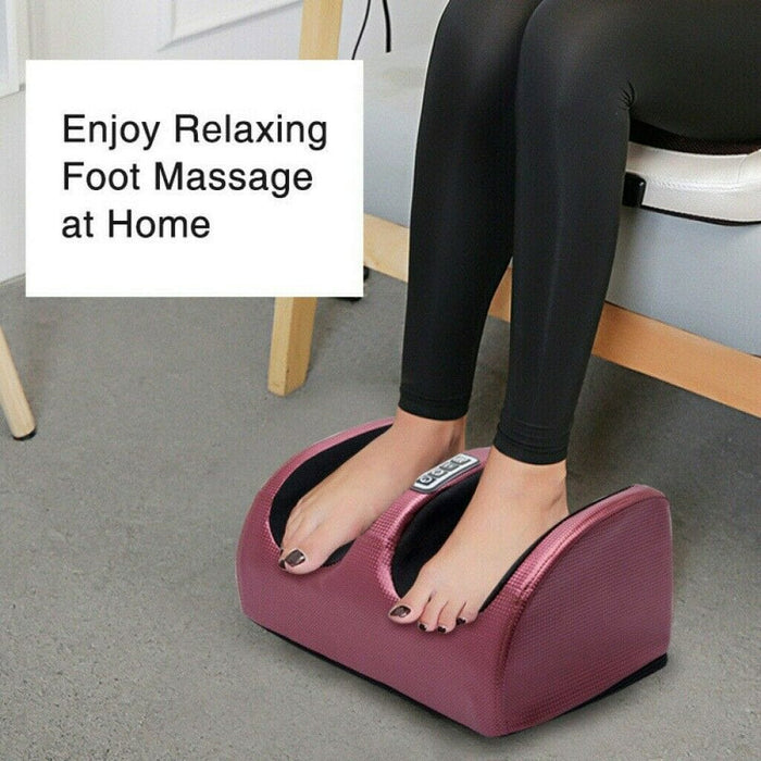 Shiatsu Electric Foot Calf Massager Massage Machine Ankle Leg Kneading Heating