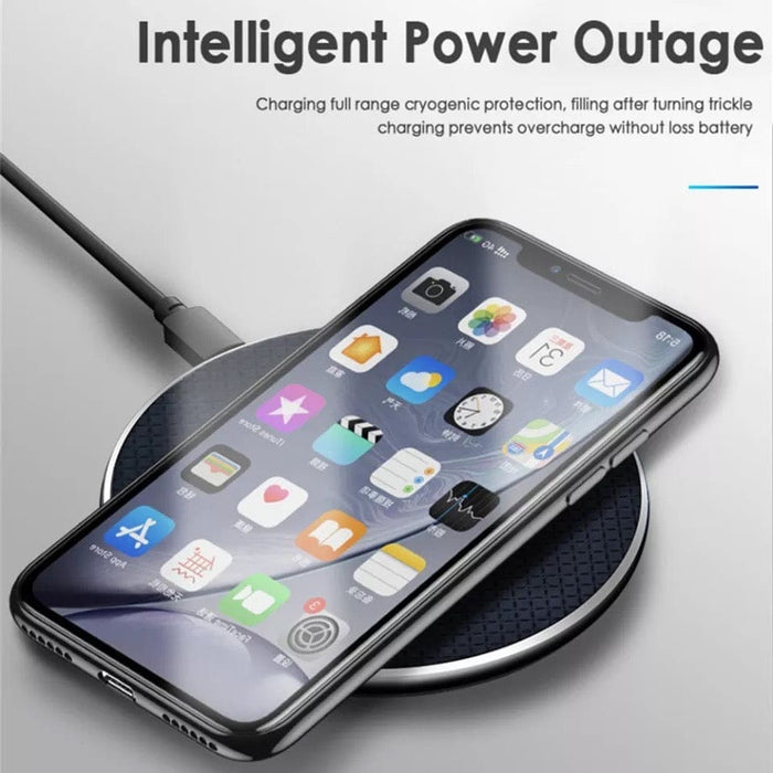 10W QI Wireless Charger Fast Charge Pad For iPhone XS Max X XR 12 11 Pro Samsung