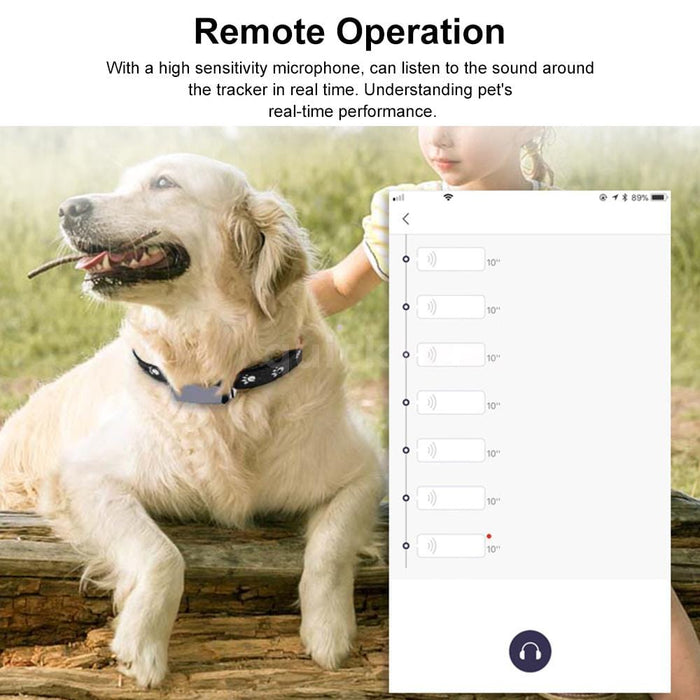 Waterproof Mini GPS Pet Finder Tracker Locator GSM Tracking Dog Cat Collar