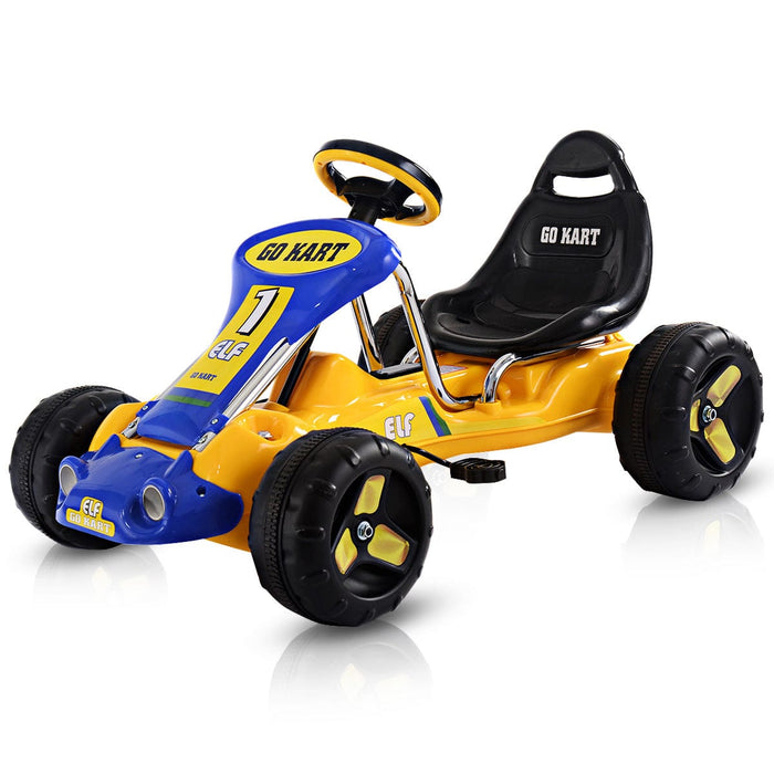 Go Kart Kids Ride On Car Pedal Powered Car 4 Wheel Racer Toy Stealth Outdoor
