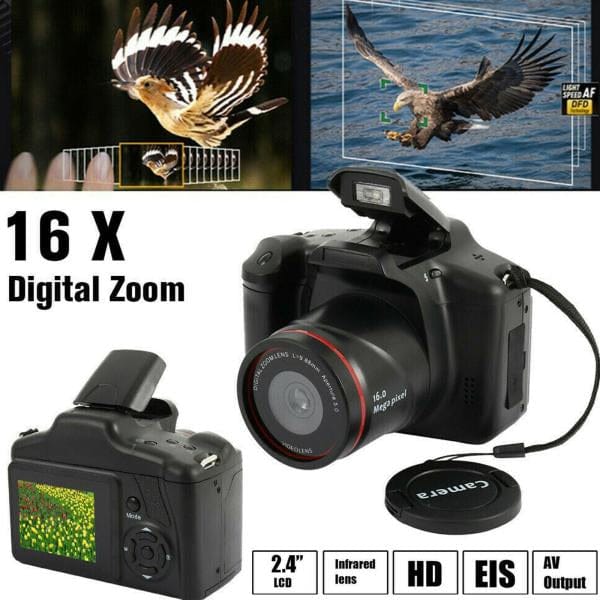Digital Camera 3.0 Inch TFT LCD Screen 16X Zoom HD 16MP 1080P Anti-Shake Mic