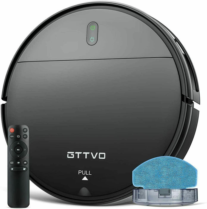 GTTVO New Robot Vacuum Cleaner Mop Self Charge Robotic Combo w/Smart Navigation