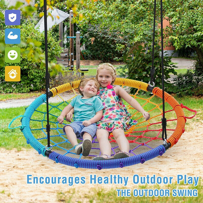 Heavy Duty Hanging Swing Seat Set Accessories w/Hanging Straps for Kids 700lbs