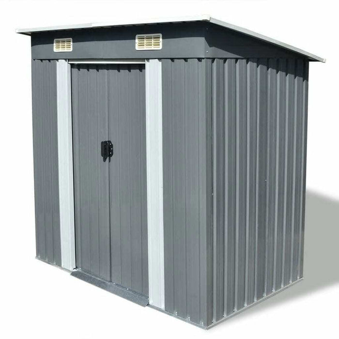 Outdoor Storage Shed 4 x 6 Ft Lockable Organizer for Garden Backyard Tools