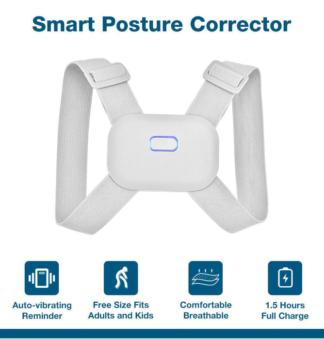 Smart Posture Corrector Electronic Back Relief Correction with Sensor Vibration