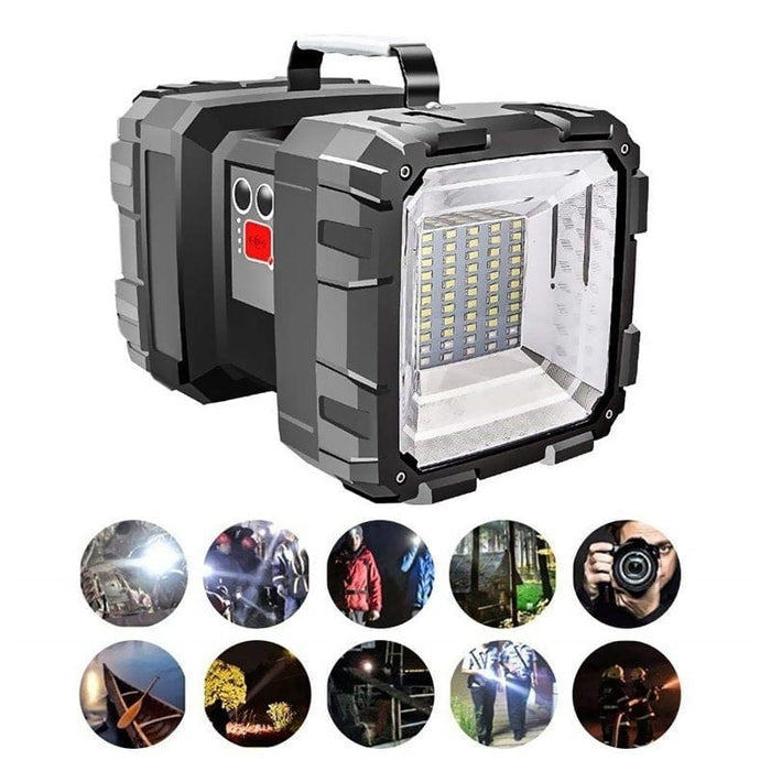 Portable Super Bright LED Searchlight Handheld Spotlight Flashlight Rechargeable