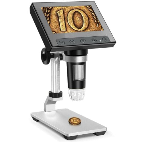 1000x 4.3" HD LCD Monitor Electronic Digital Video Microscope LED Magnifier
