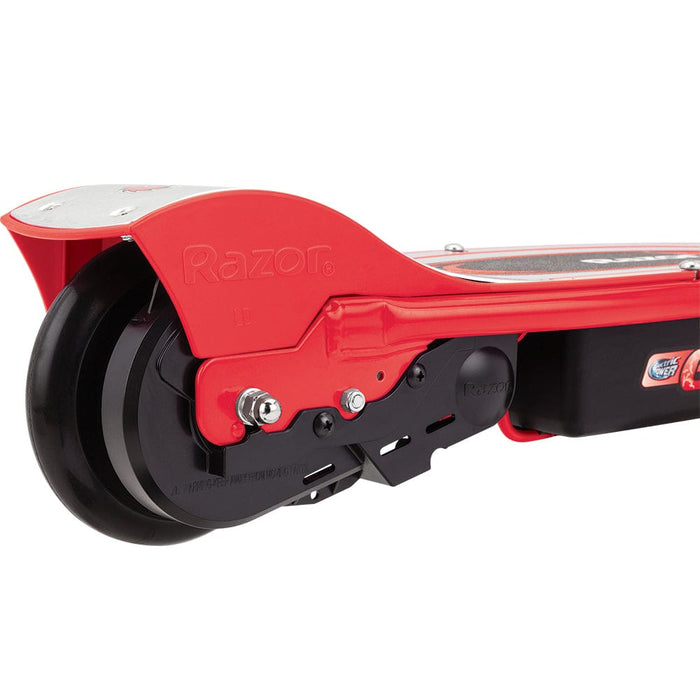 Razor E100 Kids Motorized 24 Volt Electric Powered Ride On Scooter, Red