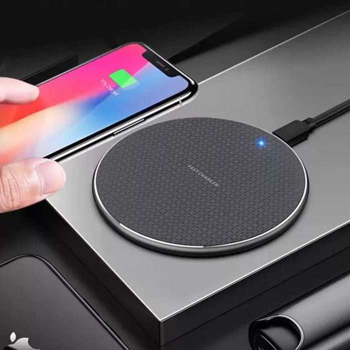 10W QI Wireless Charger Fast Charge Pad For iPhone XS Max X XR 12 11 Pro Samsung