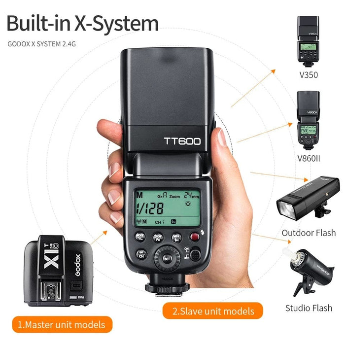 Godox TT600 2.4G Camera Flash Speedlite