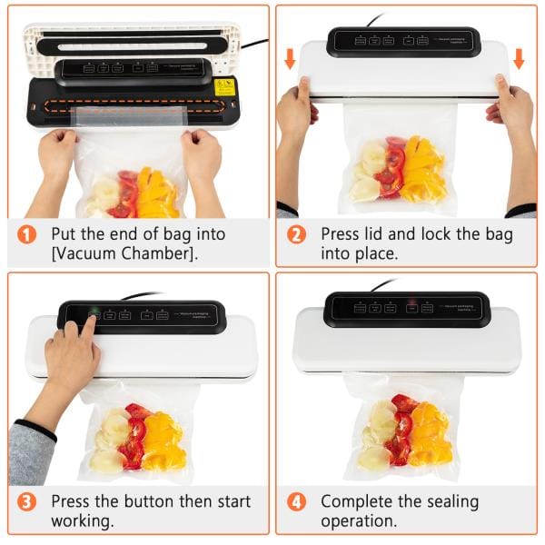 Commercial Vacuum Sealer Machine Seal a Meal Food Saver System With Free 10 Bags