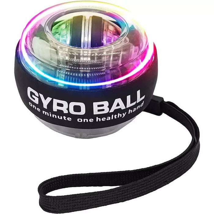 Auto-Start LED Power Gyro Force Wrist Hand Ball Arm Exerciser Relieve Pressure