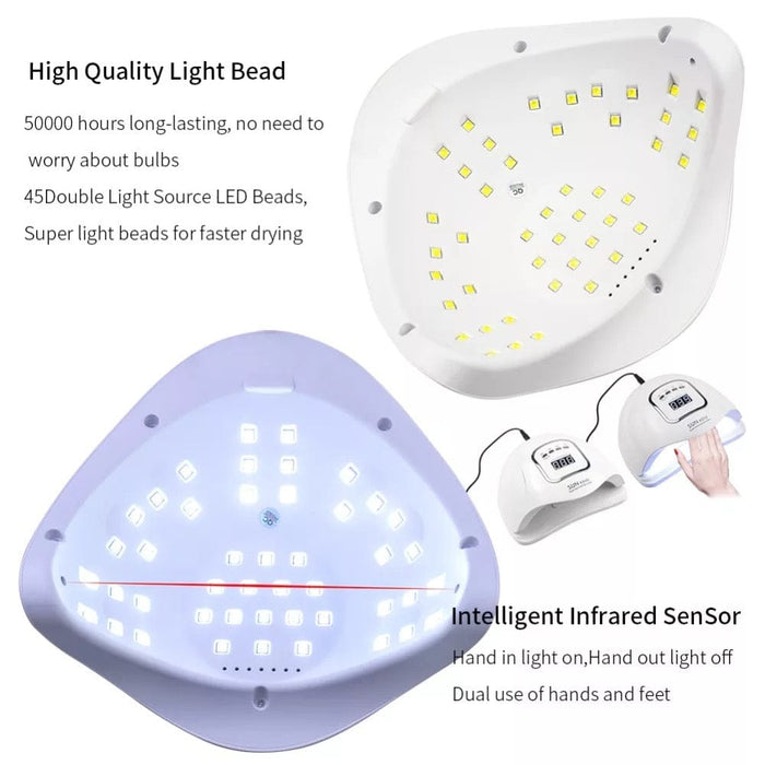 LED UV Nail Dryer Lamp Salon Manicure
