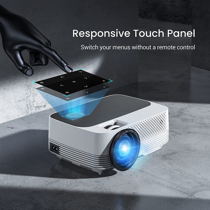 Projector 6500 Lumens 1080P 3D LED Mini WiFi Video Home Theater Cinema Projector