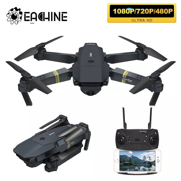 E58 RC Drone 1080P FPV WIFI Wide Angle HD 4K Camera Foldable Quadcopter Selfie