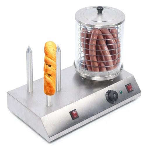Grilled Hot Dog Machine Temperature Control Durable 201 Stainless Steel