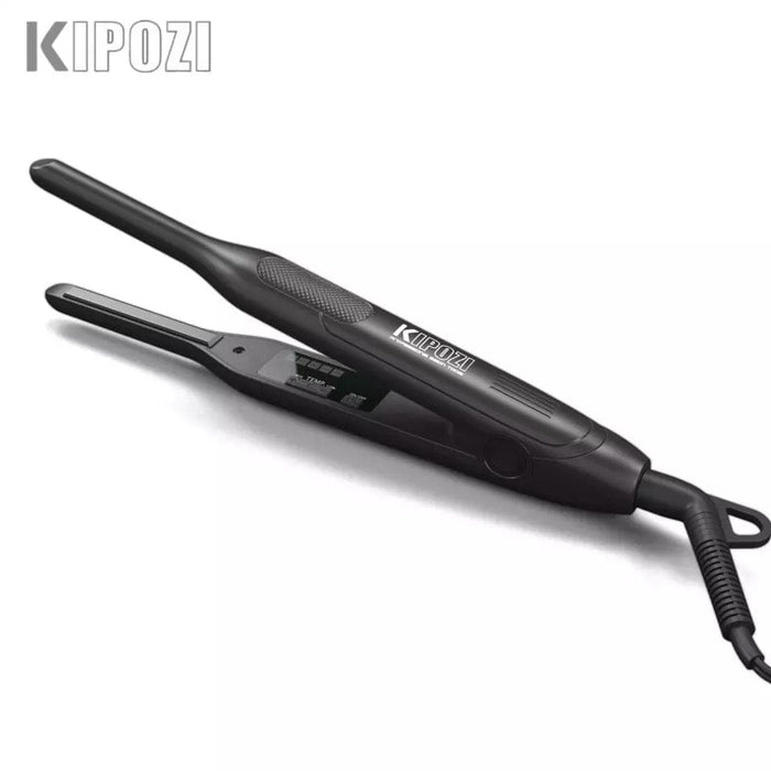 Kipozi 0.3inch Professional Curling Iron Flat Hair Straightener