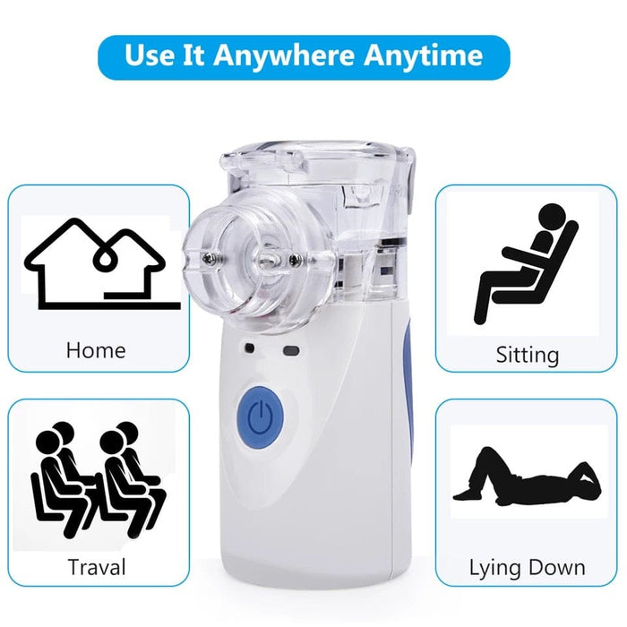 Portable Ultrasonic Nebulizer Personal Mini Steam Inhaler Mist Machine