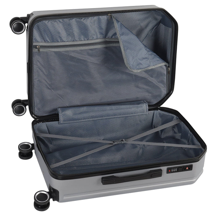 3PCS Luggage Set ABS Lightweight Travel Hard Case Suitcase 20" 24" 28" Wheeled