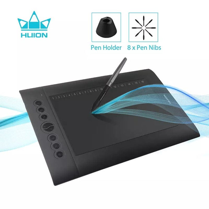HUION H610PRO V2 Graphics Drawing Tablet 8192 levels Battery Free Pen Stylus