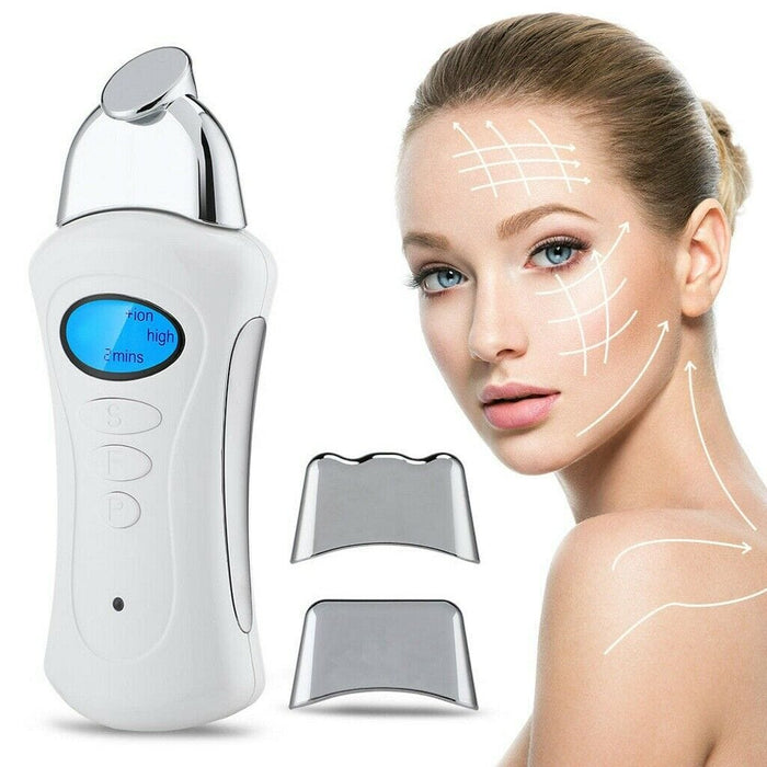 Microcurrent Handheld Galvanic Spa Facial Skin Lifting Body Slimming Massager