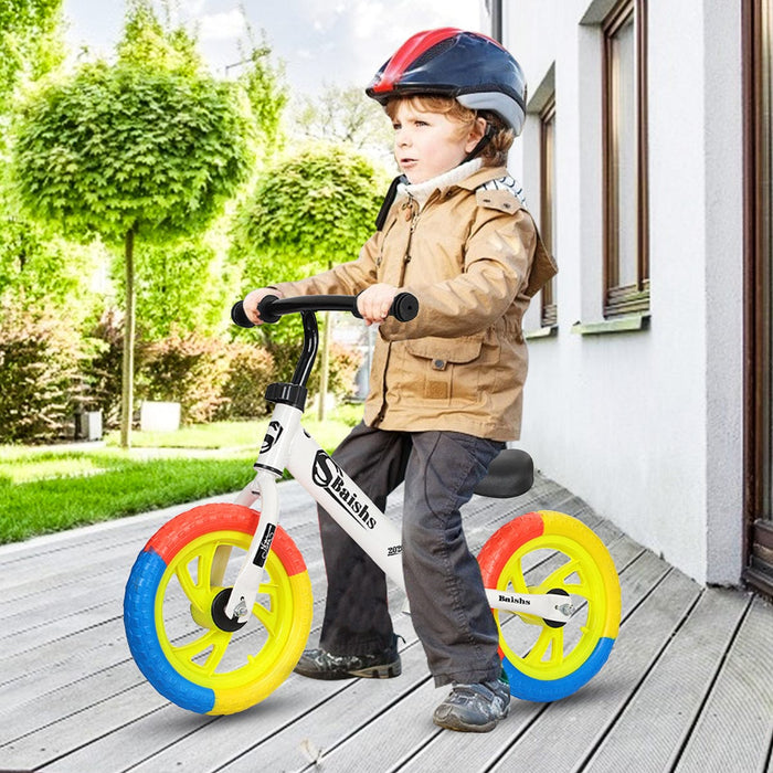 Balance Bike Kids Training Bicycle Walker No Pedal Childs w/Adjustable Seat