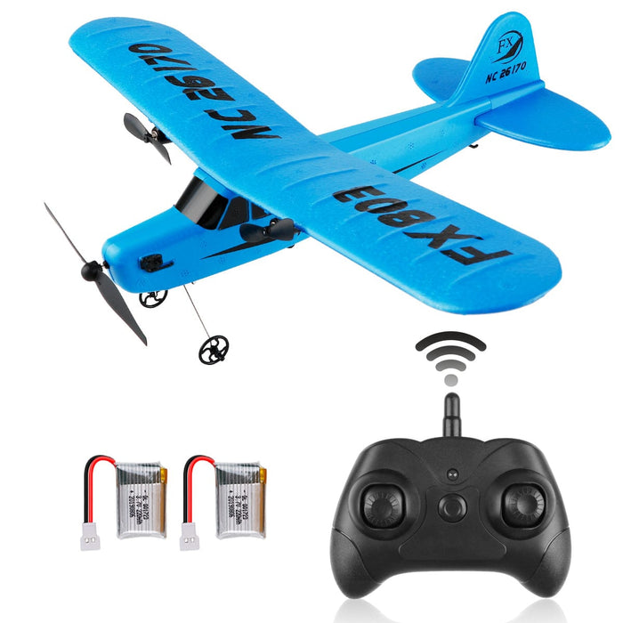 FX-803 2.4GHz 2 Channel with 6-Axis Gyro RC Plane for Beginner Boys Kids