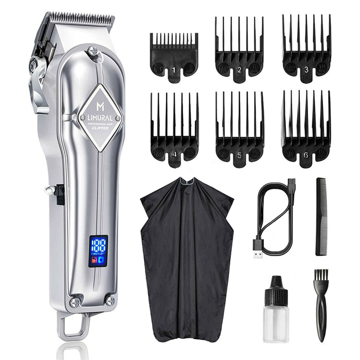 Limural Professional Cordless Hair Clippers Beard Trimmer Kit Cutting Barber Men