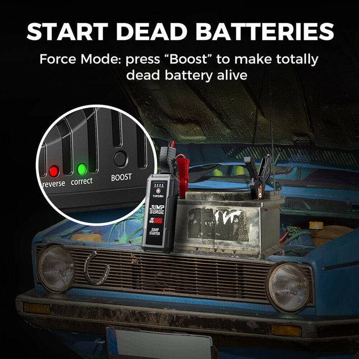 2000A Car Jump Starter Start Dead Battery Booster