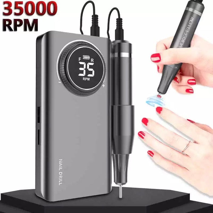 Rechargeable Electric Nail Drill Machine Portable Manicure Pedicure