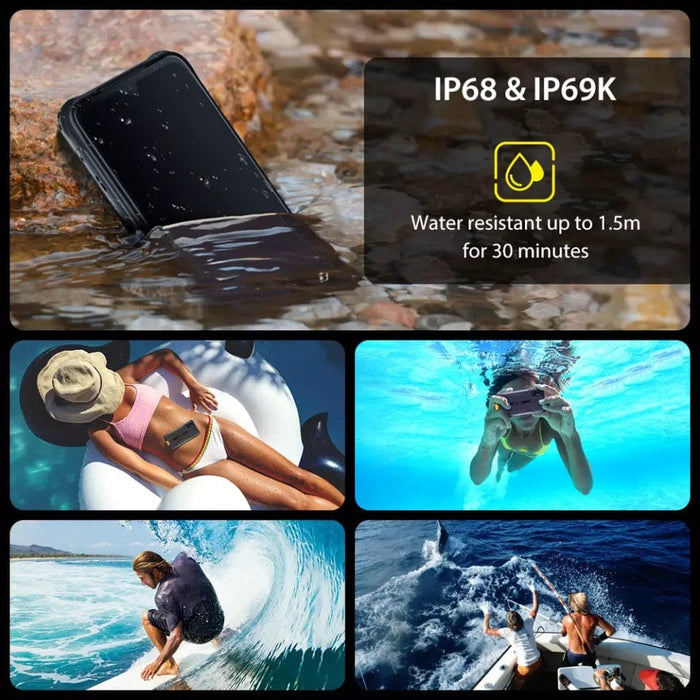 UMIDIGI BISON Rugged Smartphone Waterproof Shockproof 6GB 128GB Factory Unlocked